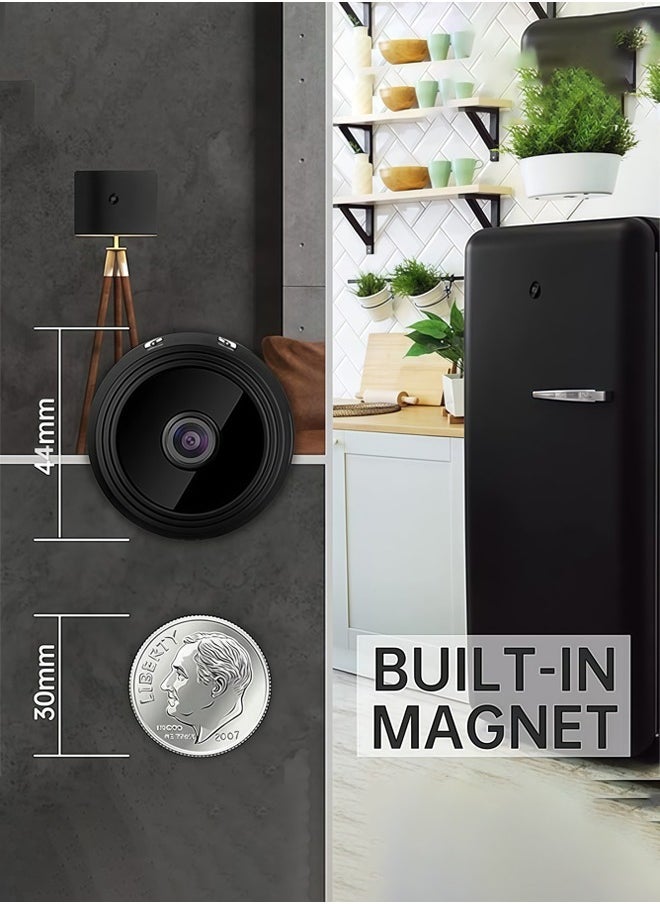 Mini WiFi Camera A9 Mini Camera Remote Monitor Home Security 1080P Camera IR Wireless Camera Smart Tracking Camera with Night Vision and Motion Detection for Indoor and Outdoor