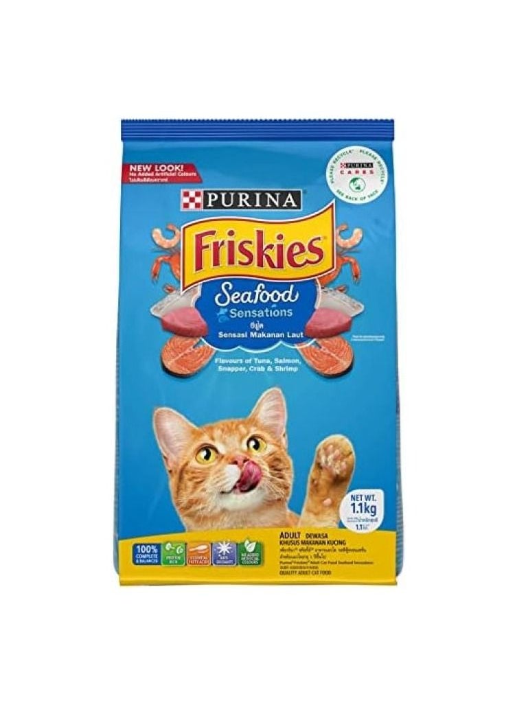 Nestle - Purina Friskies Seafood Dry Cat Food - Image 1