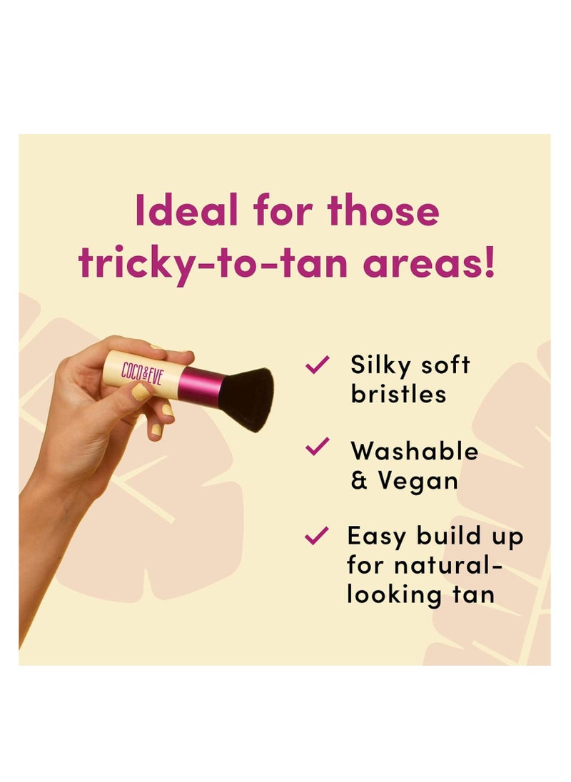 COCO & EVE Coco & Eve Sunny Honey Bali Bronzing Bundle (Medium). All Natural Sunless Tanning Mousse. Instant Self Tanning Lotion with Bronzer, Mitt Applicator and Kabuki Brush.  - Image 4