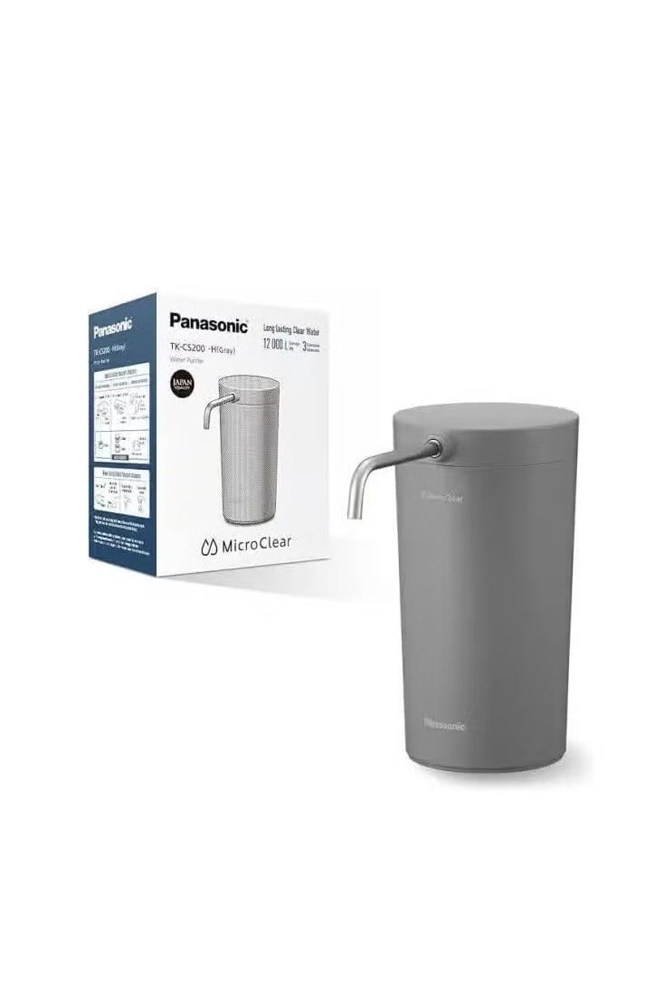 باناسونيك جهاز تنقية المياه باناسونيك، TK-CS200، خرطوشة فضية سعة 12000 لتر، رمادي - Image 2