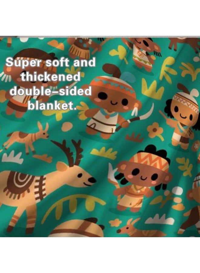 general Baby and children's cartoon flannel thin blanket (warm and comfortable, suitable for sleep, game use) 70cm*100cm - Image 5