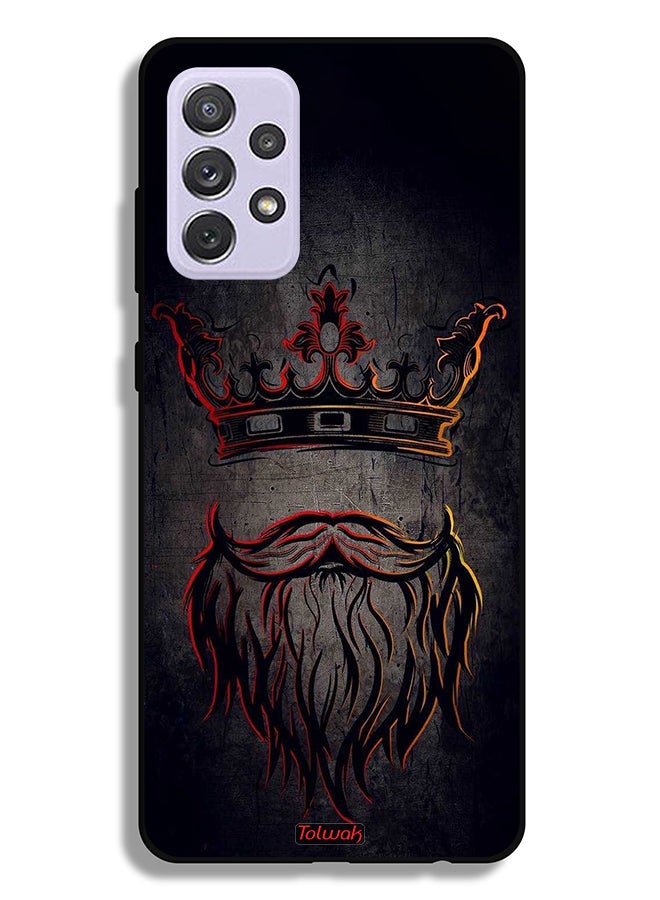 Tolwak Samsung Galaxy A72 5G Protective Case Cover King Artwork - Image 1
