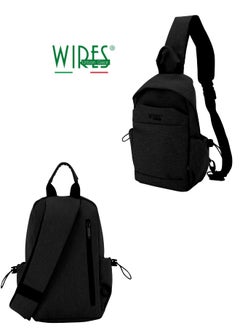 Wires Messenger Bag Shoulder Bag Crossbody Bags with Adjustable Strap Cross-Body Bags for Men,Waterproof Travel Bag Daily Man Bag Gift with Detachable keychain for Ipad 11.5 Inch  - Image 5