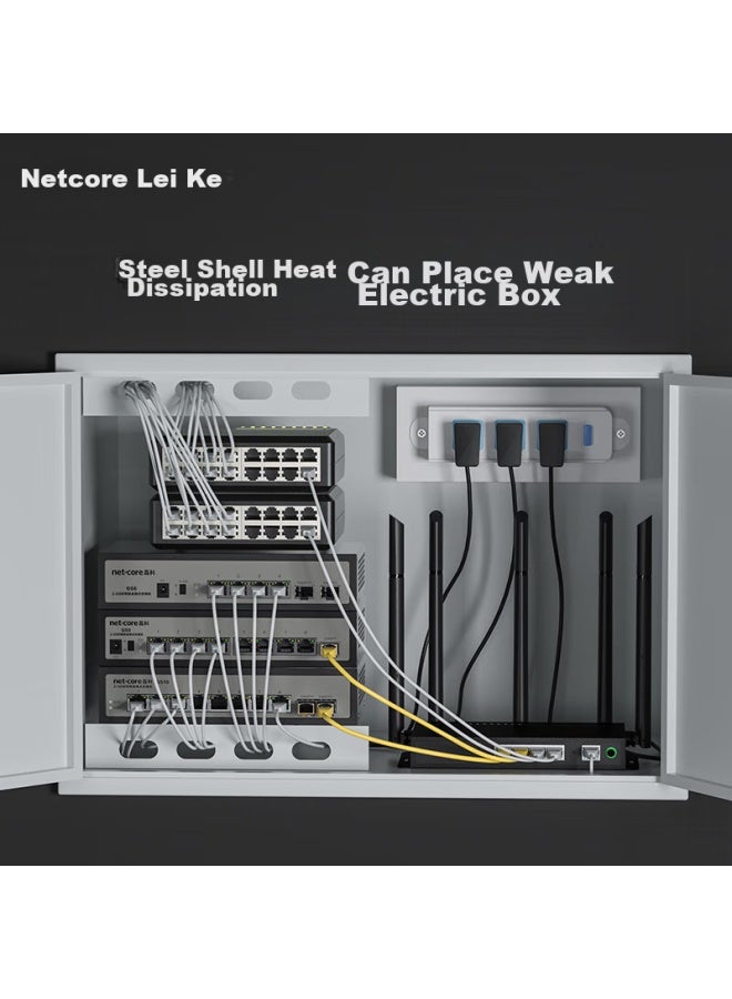 Netcore Gs10 10-port 2.5g Switch, 8 2.5g Electrical Ports + 2 10g Sfp Optical Ports, Gigabit Splitter, Compatible With 1g Optical And Electrical Modules - Image 3