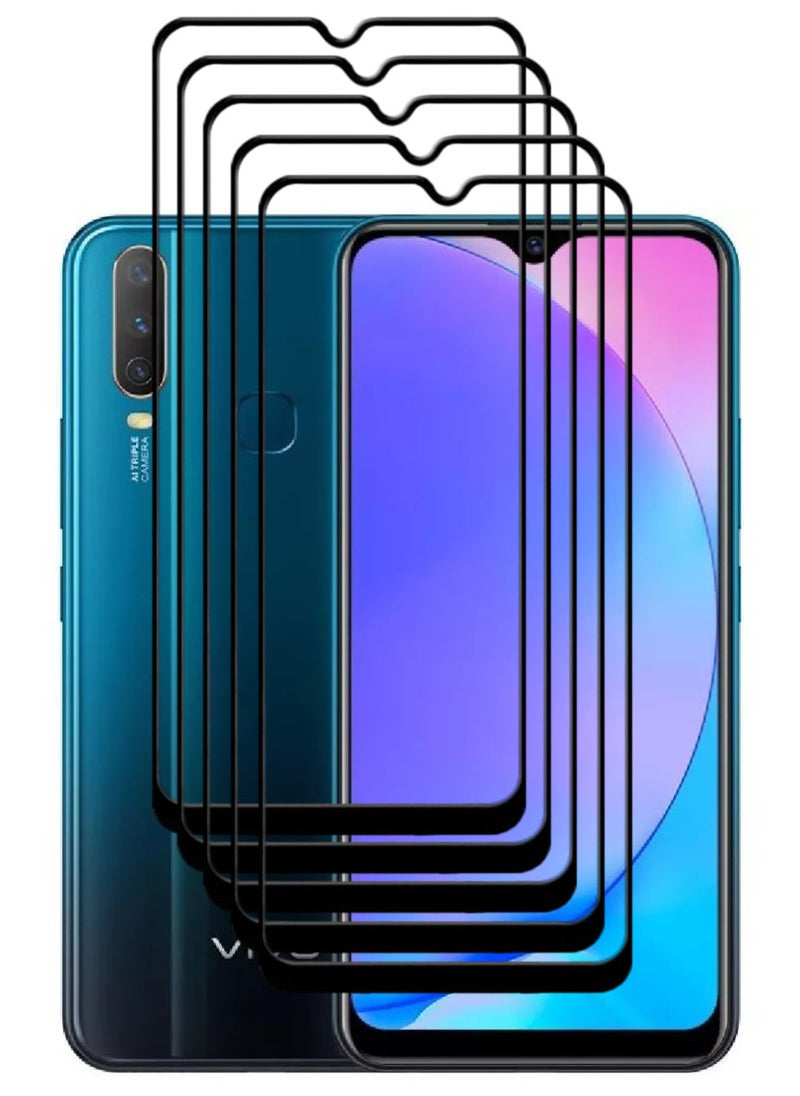 ACLIX 5 Pieces Antistatic ESD Dustproof Premium Quality High Definition Tempered Glass Screen Protector Designed For vivo Y17 - Image 1