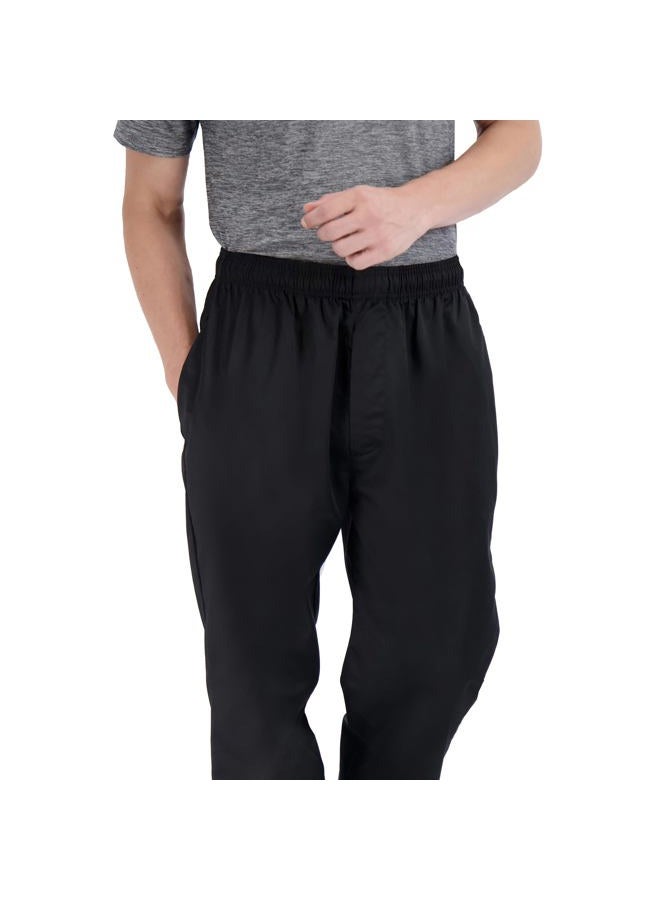 Happy Chef Poly Cotton Classic Baggy Pants, Large, Black - Image 3
