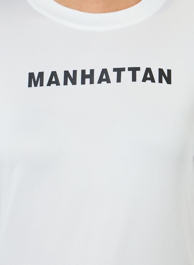 Styli Women White Slogan Oversized T-Shirt - Image 3