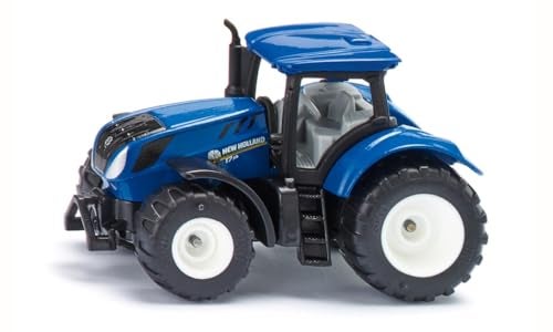 Siku 1091, New Holland T7.315 Tractor, Metal/Plastic, Blue, Detachable cab and Trailer Hitch - Image 1