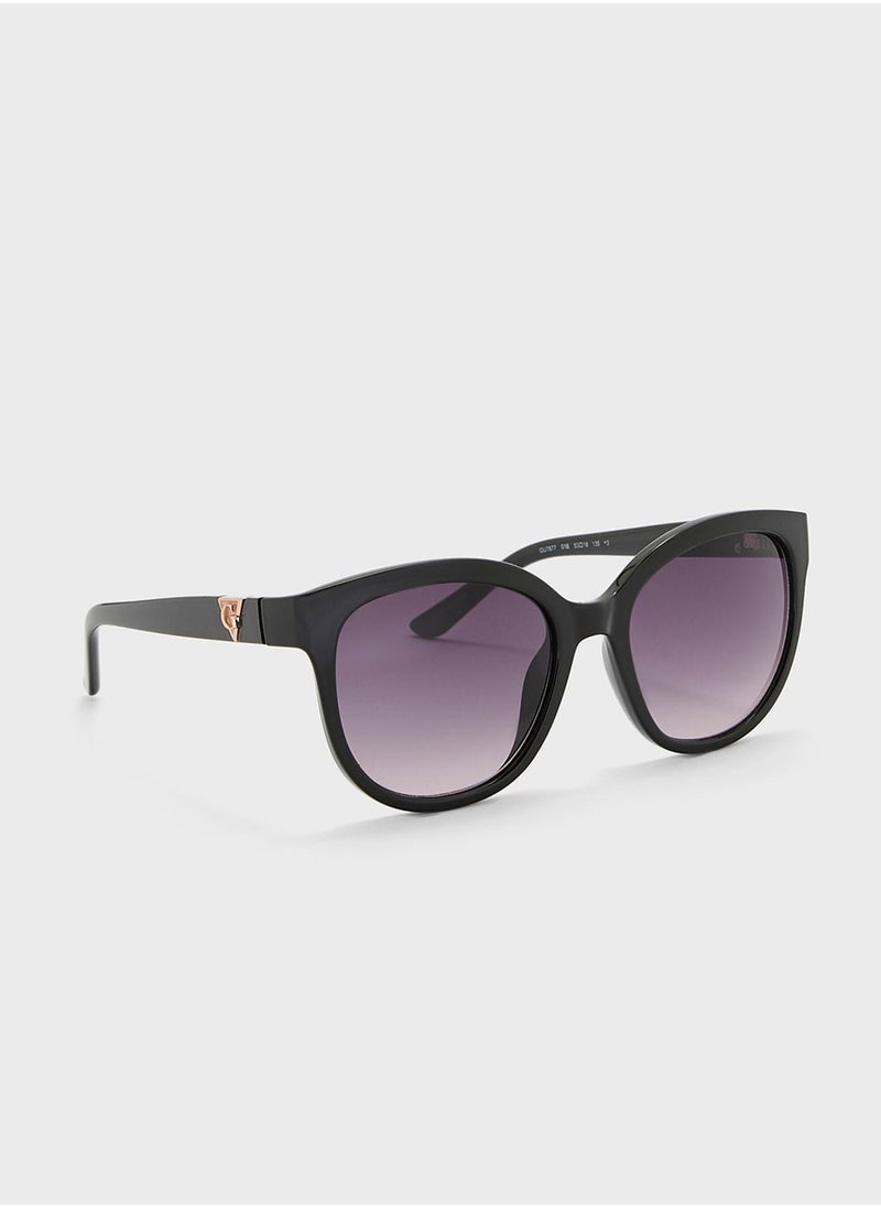 GUESS - Gradient Feline Shape Sunglasses - Image 1