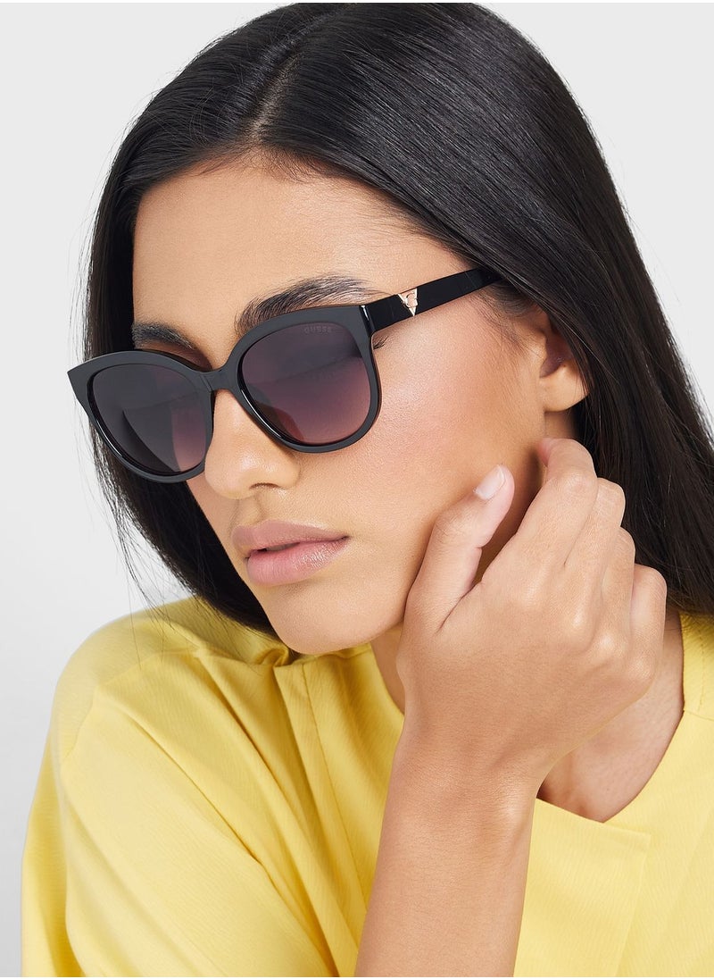 GUESS - Gradient Feline Shape Sunglasses - Image 1