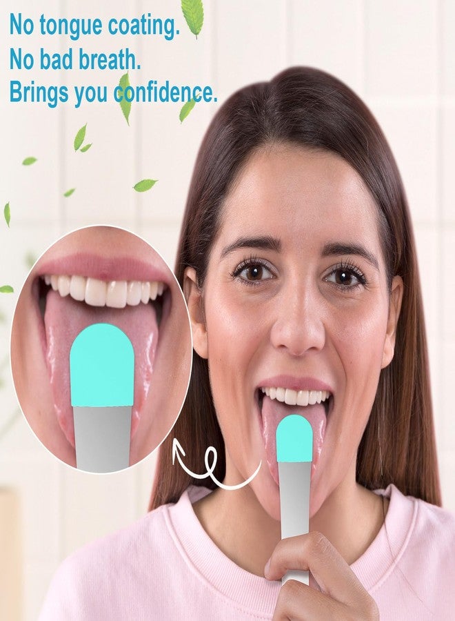Moosec 2pcs Tongue Scraper Cleaner With Storage Case, Get Rid of White Tongue - Image 2
