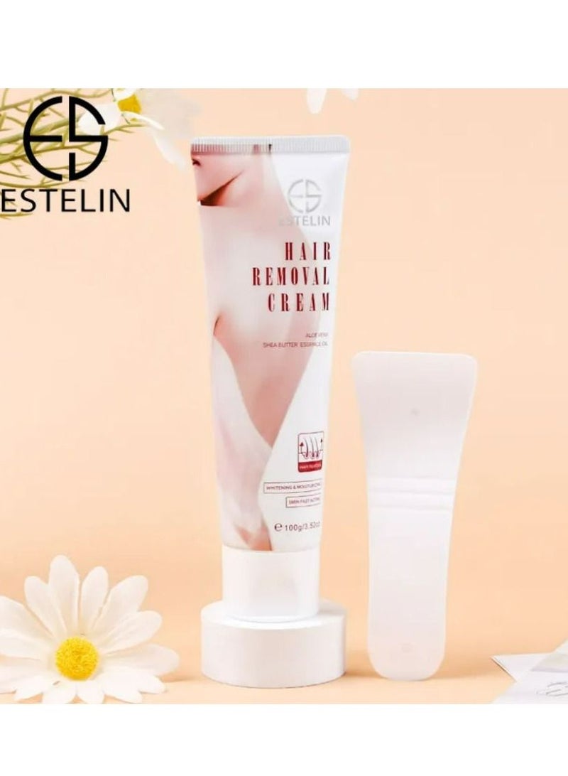 ESTELIN Body Skin Care Private Label Smoothing Deep Cleaning Hair Remove Cream 100g - Image 5