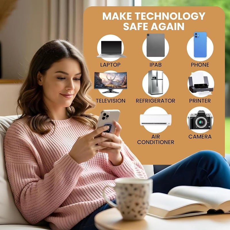 RadEnergy Adhesive Stickers for Electronic Devices and Accessories, Pack of 30 - Image 4