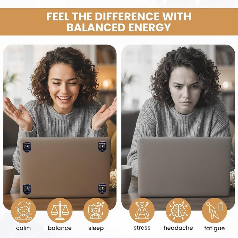 RadEnergy Adhesive Stickers for Electronic Devices and Accessories, Pack of 30 - Image 2