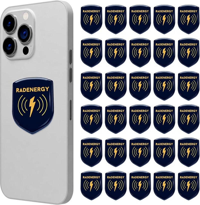 RadEnergy Adhesive Stickers for Electronic Devices and Accessories, Pack of 30 - Image 1
