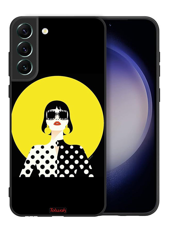 Tolwak Samsung Galaxy S21 FE 5G Protective Case Cover Stylish Girl Art - Image 2