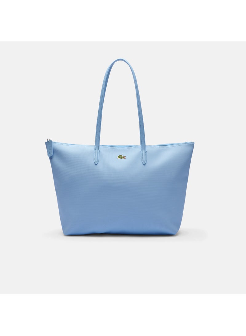 LACOSTE Lacoste Large L.12.12 Concept Tote Bag Handbags Shoulder Bag Shopping Bag for Women - Light Blue  - Image 1