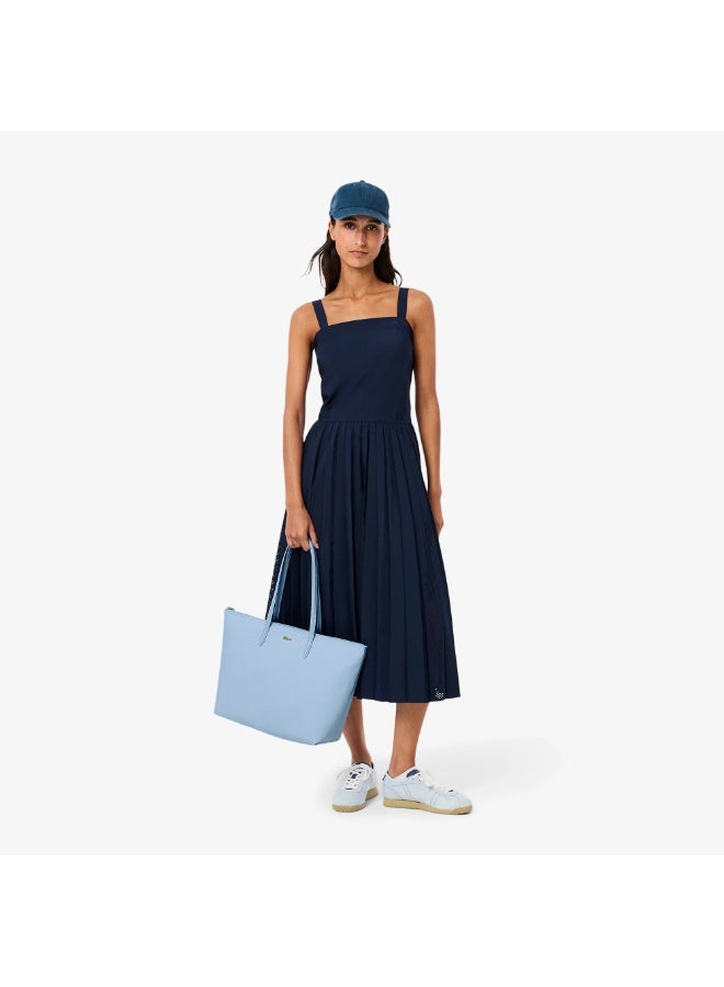 LACOSTE Lacoste Large L.12.12 Concept Tote Bag Handbags Shoulder Bag Shopping Bag for Women - Light Blue  - Image 5