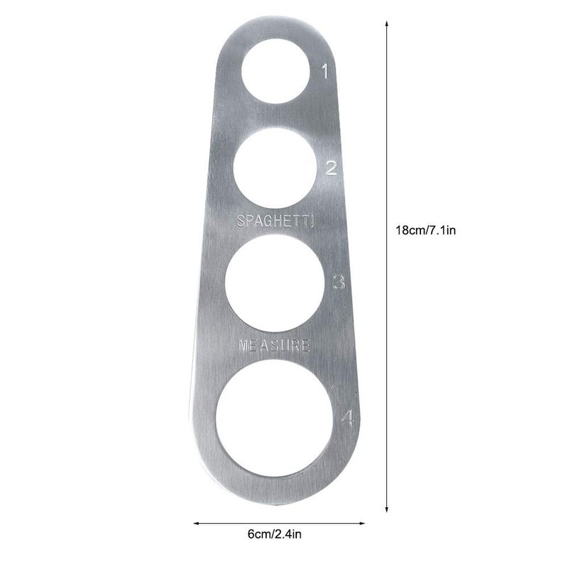 Stainless Steel Spaghetti Measurer Pasta Portion Tool 4 Servings Kitchen Utensil - Image 5