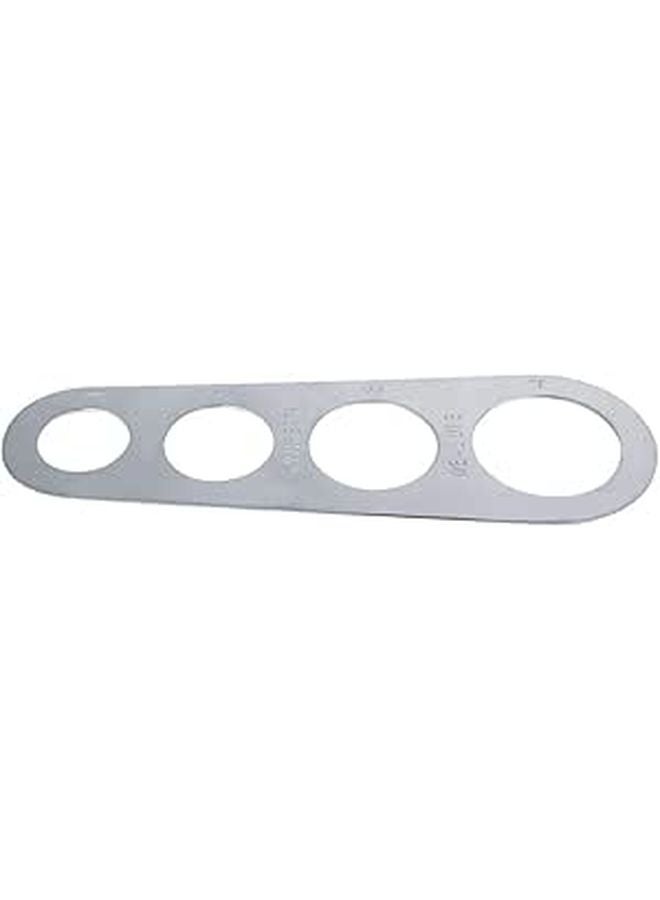 Stainless Steel Spaghetti Measurer Pasta Portion Tool 4 Servings Kitchen Utensil - Image 1