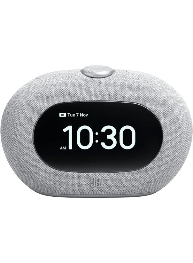 JBL Horizon 3 Bluetooth Clock Radio Speaker – DAB/DAB+/FM, Dual Alarm, Ambient LED Light, USB Charging, Compact Bedside Audio System –Grey JBLHORIZON3GRYUK black - Image 3