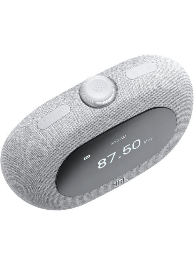 JBL Horizon 3 Bluetooth Clock Radio Speaker – DAB/DAB+/FM, Dual Alarm, Ambient LED Light, USB Charging, Compact Bedside Audio System –Grey JBLHORIZON3GRYUK black - Image 2