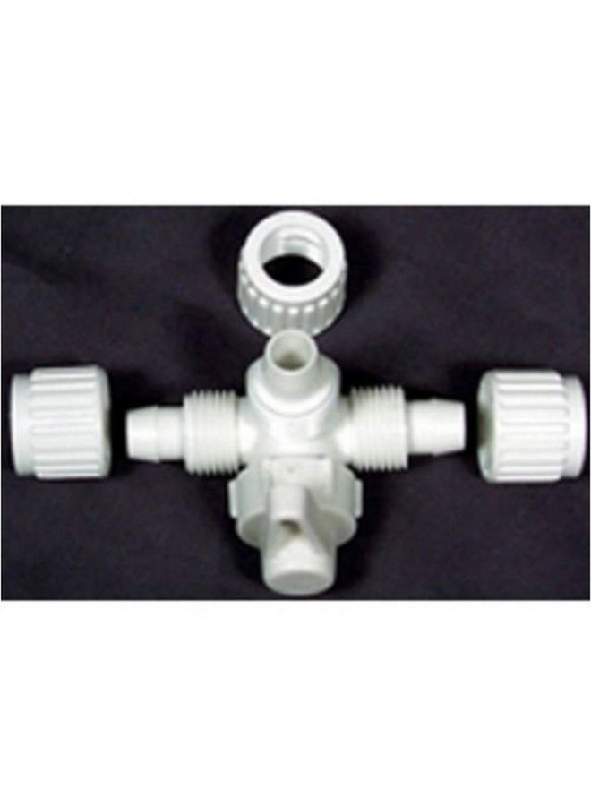 Flair-It 16910 Plastic 3 Way Valve, 0.5" Size