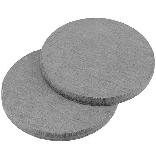 ZEONHAK Diatomaceous Earth Coaster Set of 12, Instant Dry Diatomite Drink Coasters, Round Absorbent Coaster, for Kitchen Drinks Plants Fast Water Absorption, W10 x D10 x H0.8 cm, Cloud Gray - Image 4