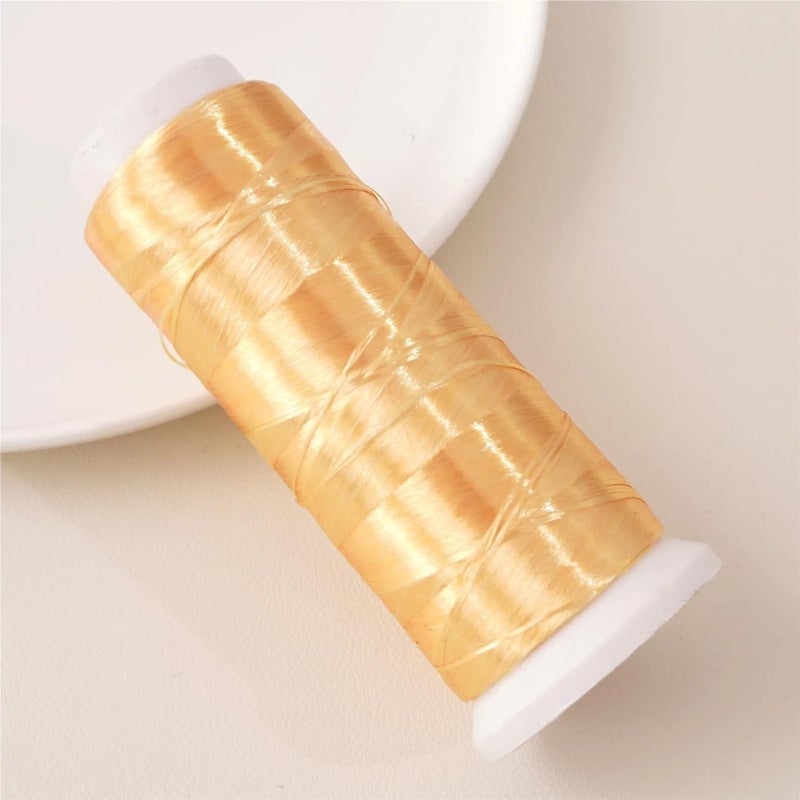 Sewing Thread Kits 3roll*6233ft Knotless Sewing Thread Rolls Hand Embroidered(19) - Image 2