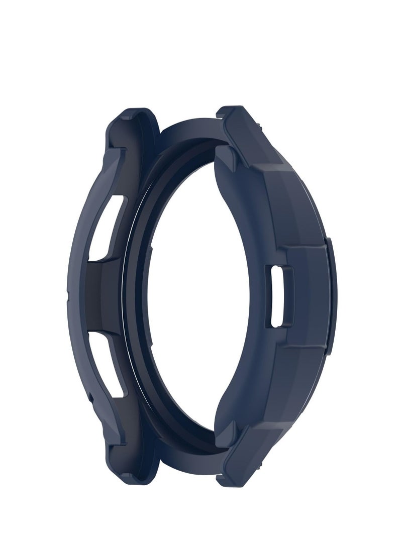 For Samsung Galaxy Watch 6 Classic 43mm Rotating Ring + TPU Armor Watch Protective Case (Blue) - Image 5