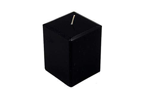 Atorakushon®Smokeless Scented Paraffin Wax Set 3 Black Square Cube Pillar Candles for Party,Birthday Party,Dinner Table, Living Room - Image 4
