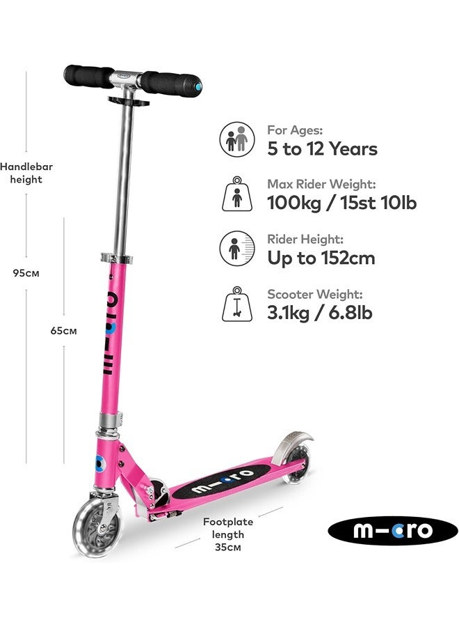 Micro Sprite Led Scooter for Kids Pink | Sprite Scooter | LED Scooter | Scooters | Scooter for Kids | Kids Scooter - Image 2