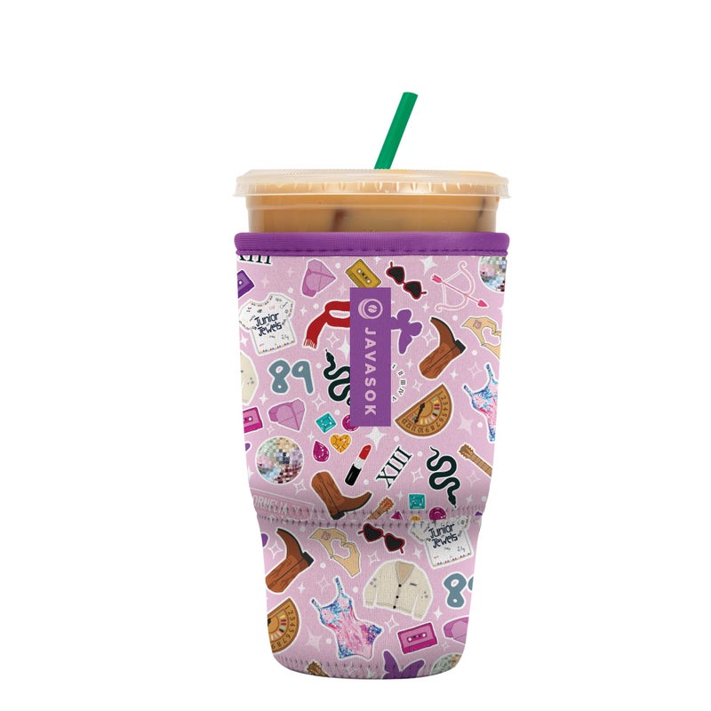 Sok It Javasok Iced Coffee & Cold Soda Insulated Neoprene Cup Sleeve (On Tour  Large: 30-32Oz) - Image 1