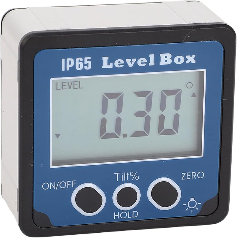 Digital Inclinometer, Magnetic Base Angle Finder for Precise Slope Measuring with Backlight and AutoReverse Display for Woodworking and Metalworking - Image 1