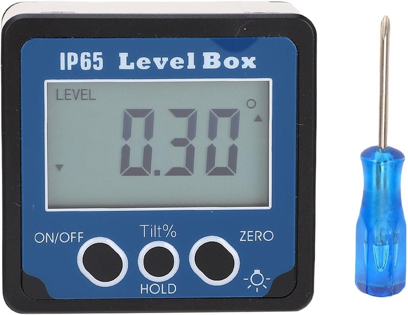 Digital Inclinometer, Magnetic Base Angle Finder for Precise Slope Measuring with Backlight and AutoReverse Display for Woodworking and Metalworking - Image 5