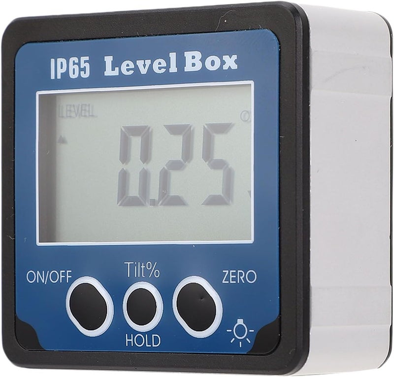 Digital Inclinometer, Magnetic Base Angle Finder for Precise Slope Measuring with Backlight and AutoReverse Display for Woodworking and Metalworking - Image 2