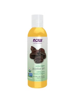now Solutions, Organic Jojoba Oil, Moisturizing Multi-Purpose Oil for Face, Hair and Body, 4-Ounce  - Image 1