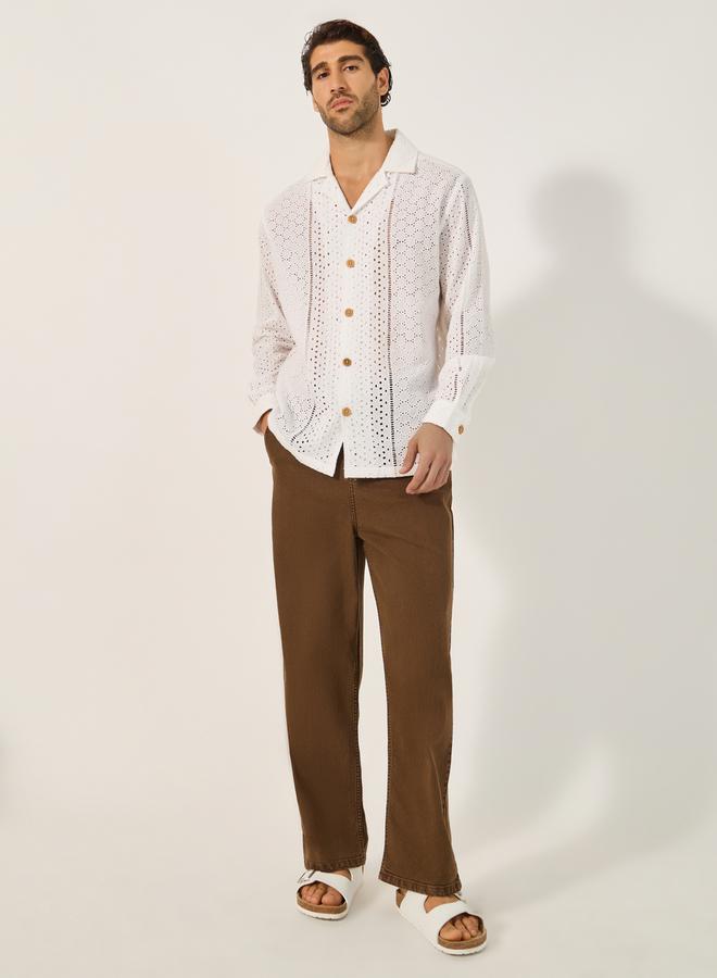 Styli Mid Wash Straight Leg Jeans  - Image 2