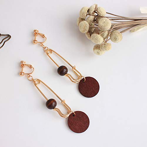 BronaGrand 24 Pieces Clip-on Earring Findings Components Screw Back Ear Wire Non Pierced Earring Converter with Loop for Jewelry Making, 4 Colors - Image 5