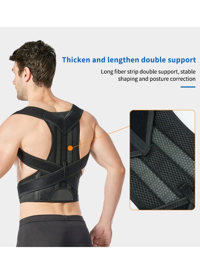 NIBEMINENT Direct Bending Strap For Students Sitting Posture Strap For Men And Women Invisible Back Strap For Shoulder And Back Support Strap Correction  - Image 4