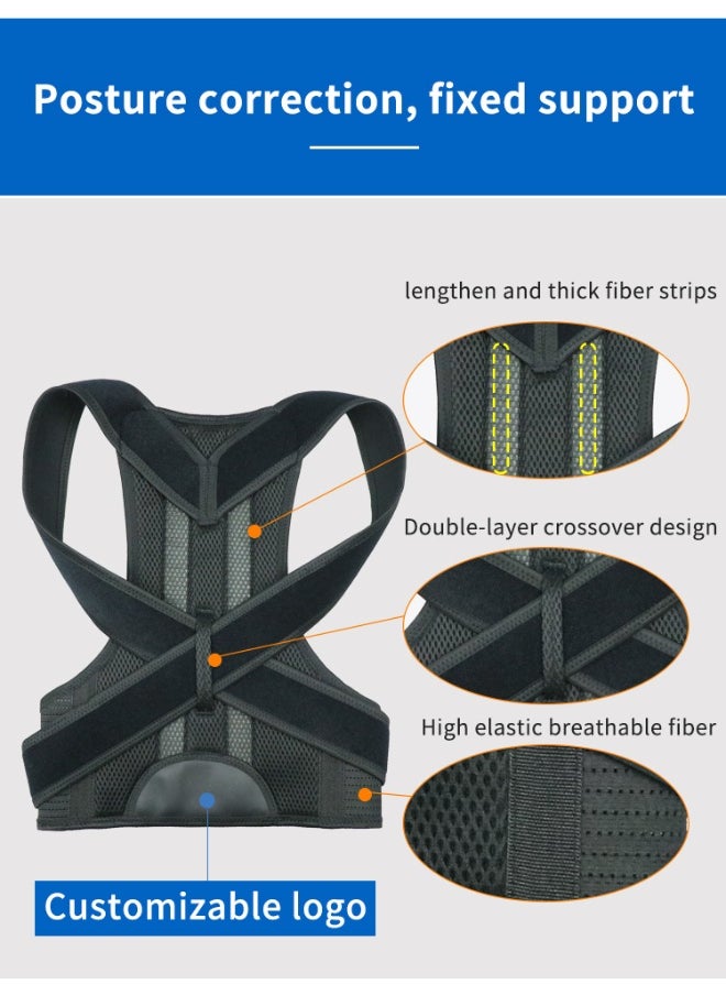 NIBEMINENT Direct Bending Strap For Students Sitting Posture Strap For Men And Women Invisible Back Strap For Shoulder And Back Support Strap Correction  - Image 5