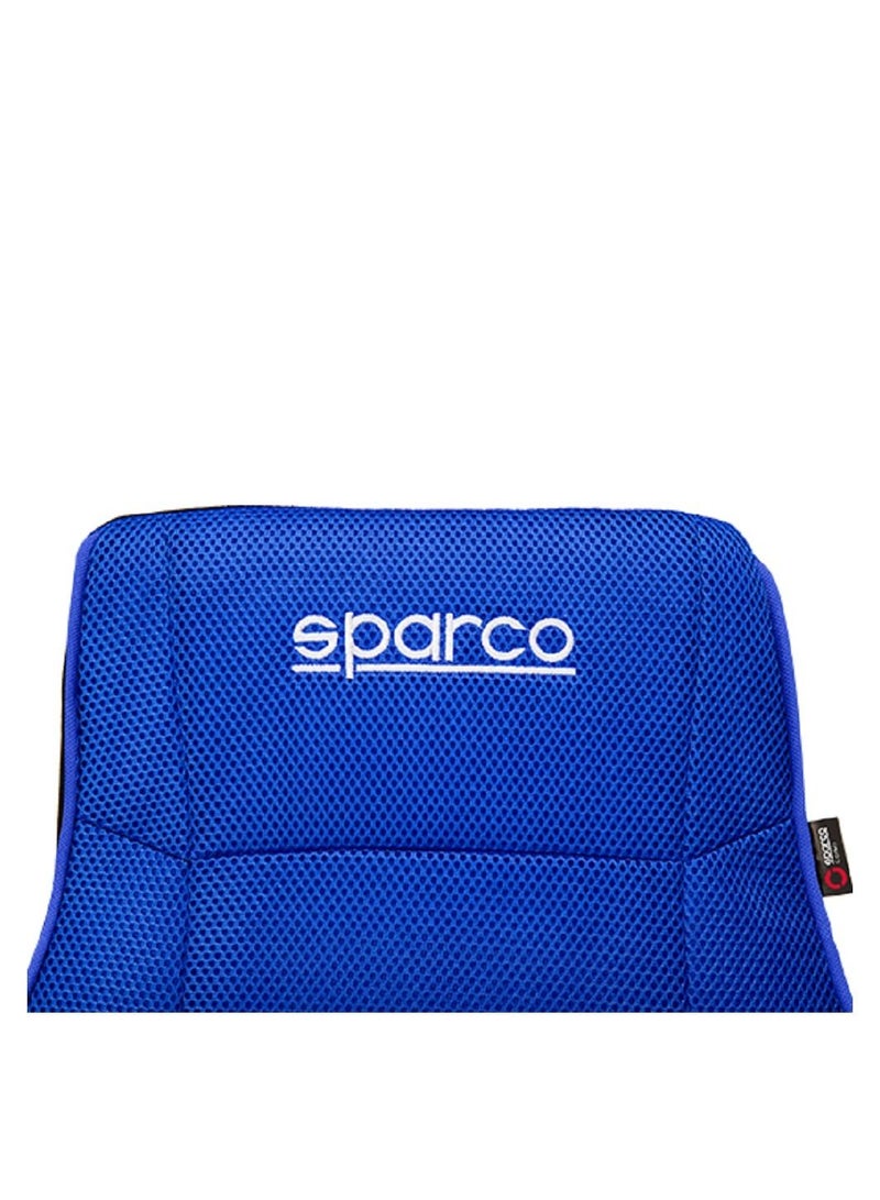 Sparco Lumbar Support Blue Mesh Fabric Memory Foam - Image 3