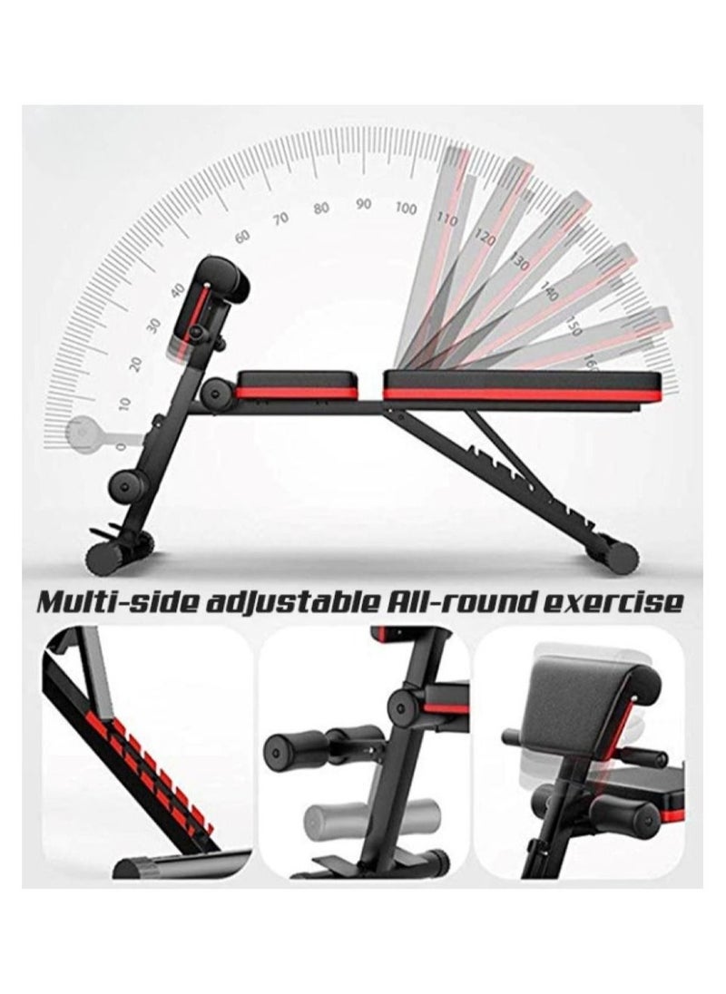 HM7772 Folding Adjustable Workout Bench Barbell 105 x 30 x 30 cm - pzsku/ZEC0F3F0E6AF717355801Z/45/_/1667300320/bc661a3d-5378-4081-9519-f4e33b6c4364