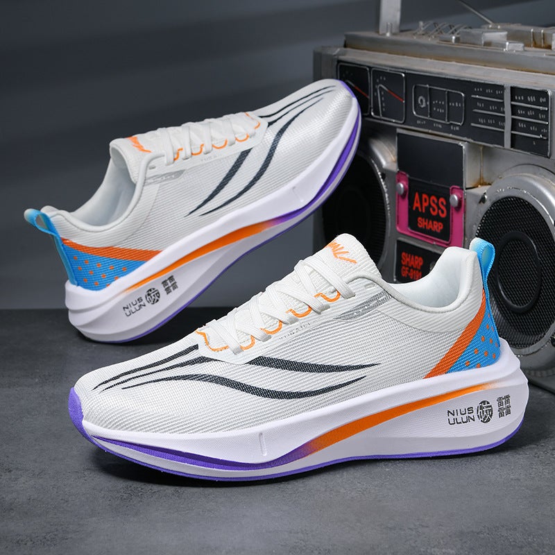 Red Rabbit 7pro Spring and Summer Running Shoes Mens Ultra Light Shock Absorbing Sports Training Special sneaker Running Shoes for Teenagers Standard white 