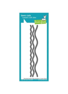 Lawn Fawn Stitched Simple Wavy Borders Lawn Cuts Custom Craft Die  - Image 1