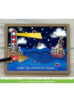 Lawn Fawn Stitched Simple Wavy Borders Lawn Cuts Custom Craft Die  - Image 4