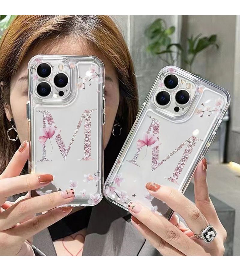 غلاف شفاف لهاتف iPhone XR بتصميم زهور نمط M - Image 4