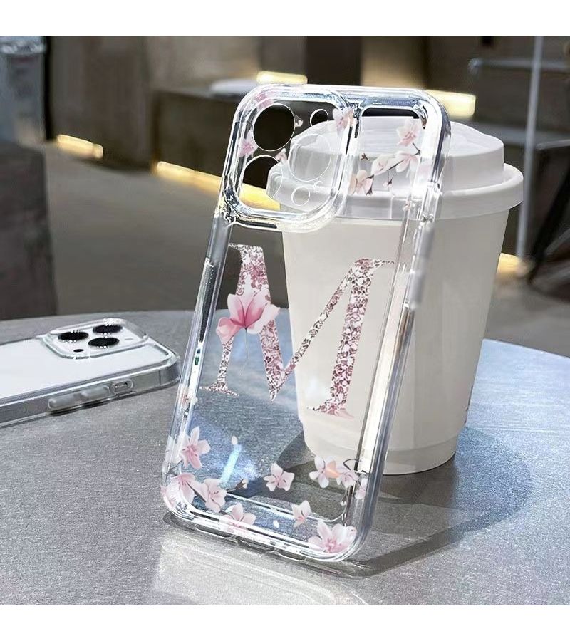 غلاف شفاف لهاتف iPhone XR بتصميم زهور نمط M - Image 5