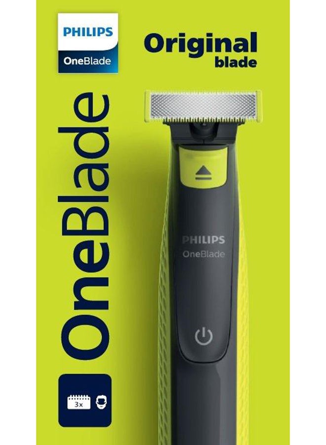 Philips One Blade Shaver Wet And Dry Rechargable Black/Green - Image 4