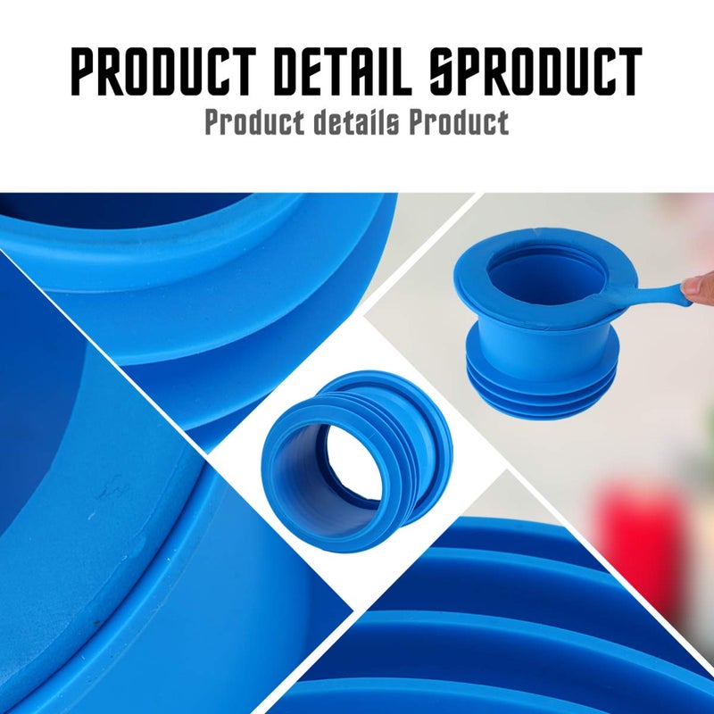 klarako Toilet Sealing Ring, Toilet Wax Ring, Thick Toilet Bowl, Wax Ring Gasket for Toilet Bowl, Odorless Rubber Flange Sealing Ring - Image 4